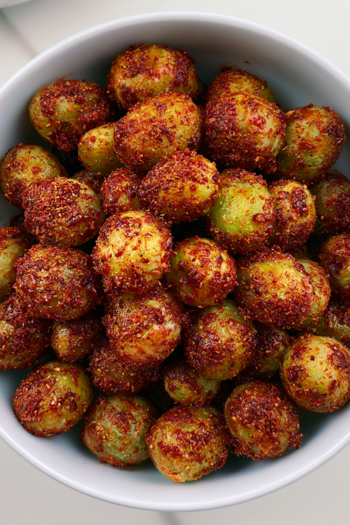 Chamoy Tajin Sour Frozen Grapes