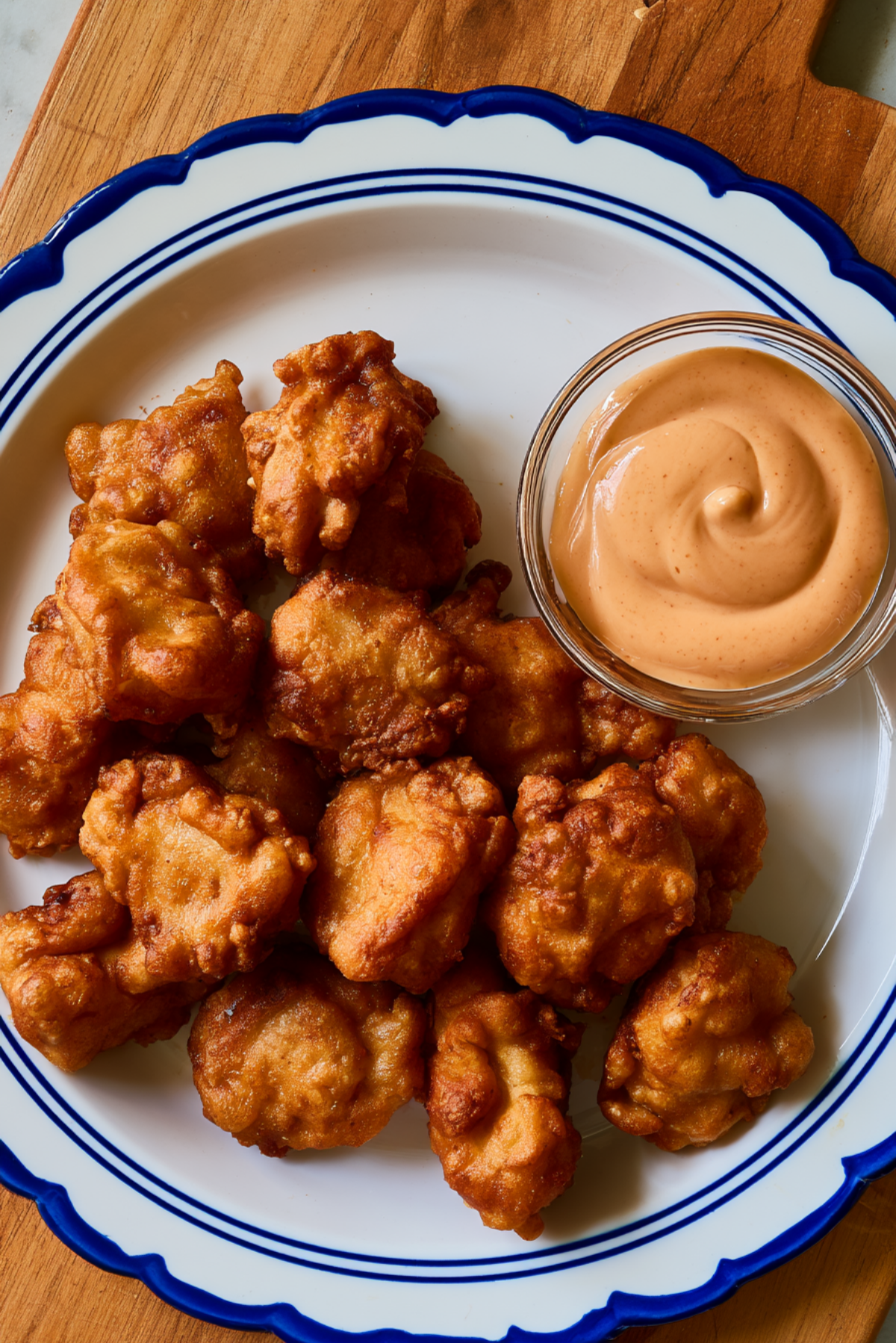 Crispy Chicken Nuggets with Raising Cane's Sauce