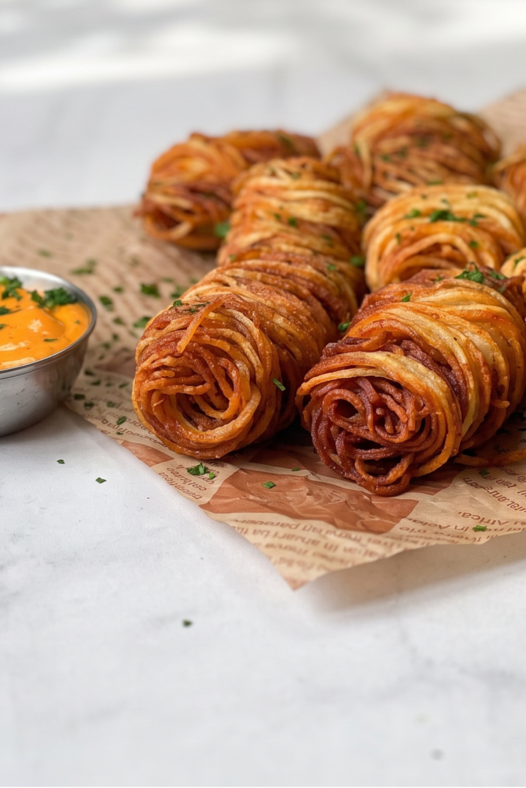 Crispy Spiral Potato Bites