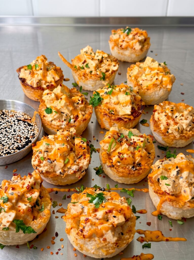 Crispy Rice Sushi Cups