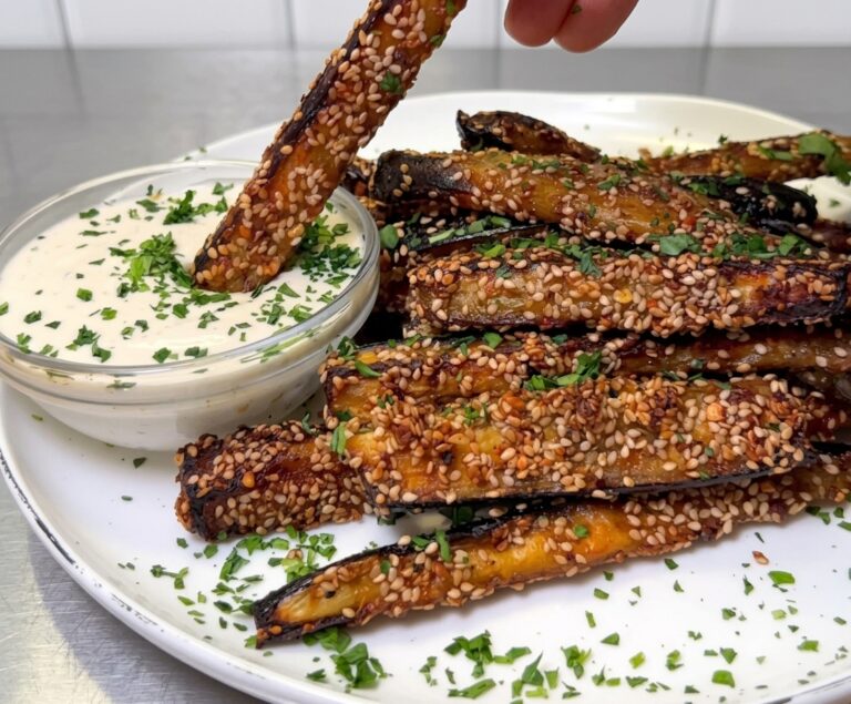 Crispy Baked Eggplant Fries